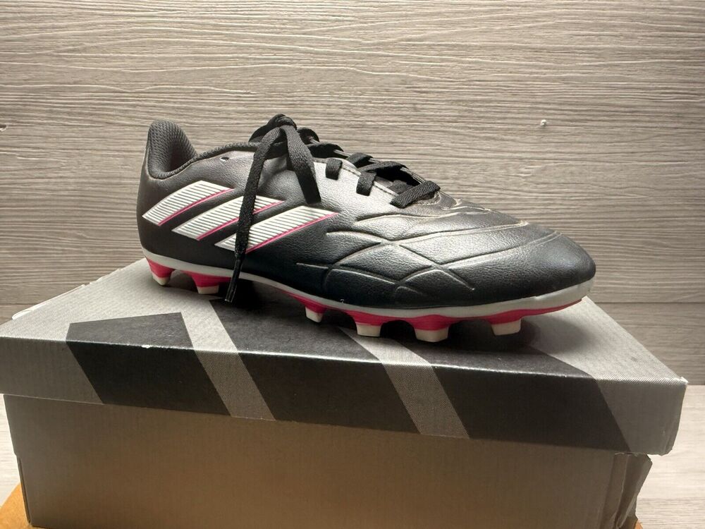 Youth 5.5 Adidas Copa PURE.1 FG Football Soccer Cleats Black Pink